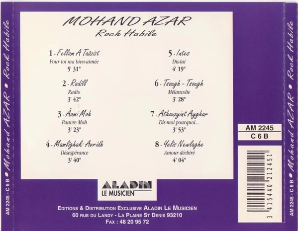 CD Mohand Azar "Rock Habile" – photo 2